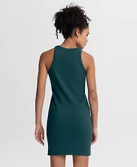 Fanatics Women's Midnight Green Philadelphia Eagles Push Beyond Tri-Blend Ribbed Sleeveless Dress