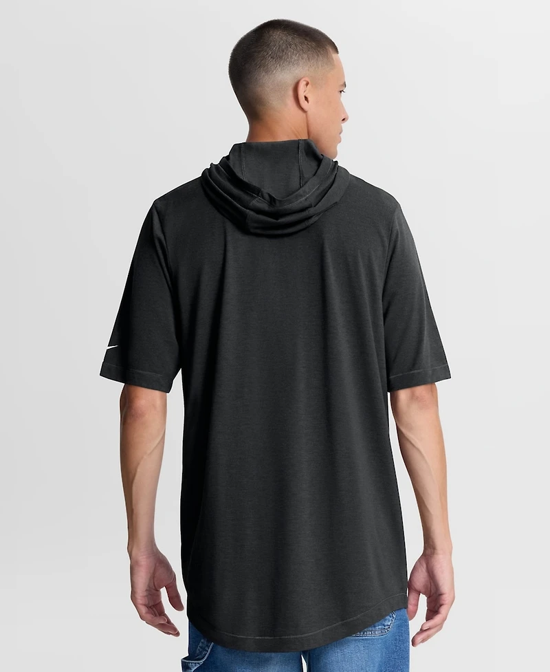 Nike Men's Black Detroit Lions Tri-Blend Hooded T-Shirt