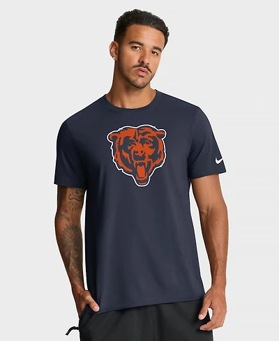 Nike Men's Navy Chicago Bears Essential Logo T-Shirt