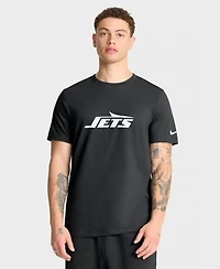 Nike Men's Black New York Jets Essential Logo T-Shirt