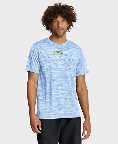 Nike Men's Powder Blue Los Angeles Chargers Velocity Ball Carrier Dri-fit T-Shirt