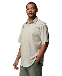 Columbia Men's Tan Dallas Cowboys Tamiami Omni-Shade Button-Down Shirt