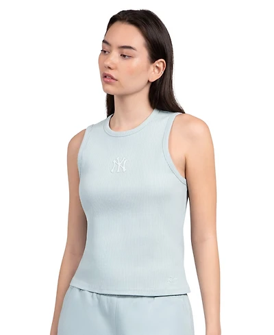 Starter Women's Mint New York Yankees Pastels Ribbed Tank Top