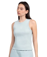 Starter Women's Mint New York Yankees Pastels Ribbed Tank Top