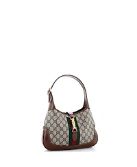 Pre-Owned Gucci Small Jackie 1961 Hobo Gg Coated Canvas