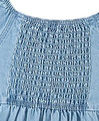 abercrombie kids Girls' 5-16 Smocked Denim Dress