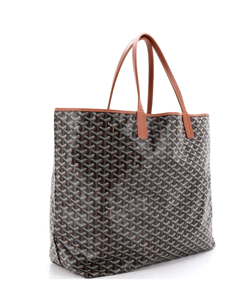 Pre-Owned Goyard Xxl Saint Louis Tote Coated Canvas