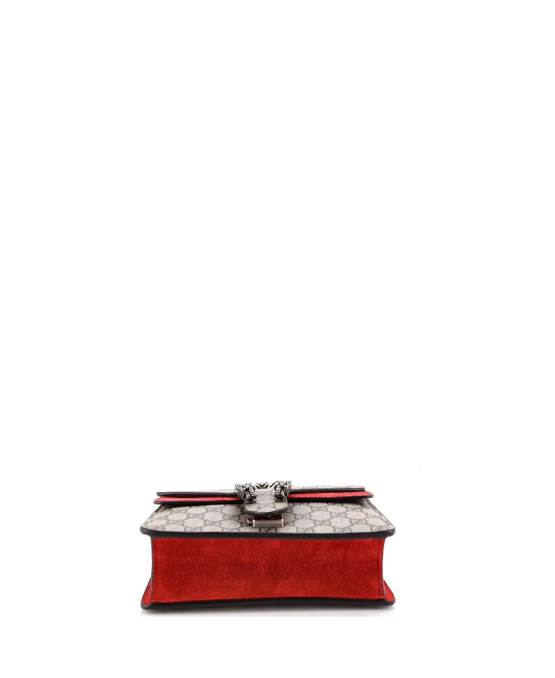 Pre-Owned Gucci Mini Dionysus Bag Gg Coated Canvas