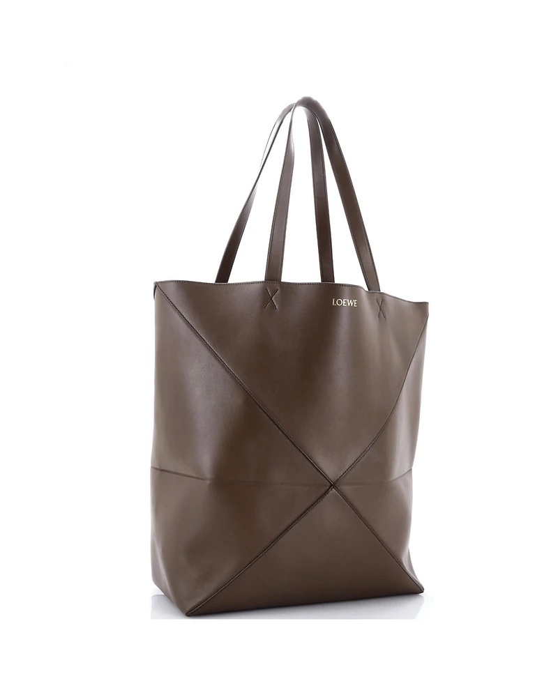 Pre-Owned Loewe Xl Puzzle Fold Tote Leather
