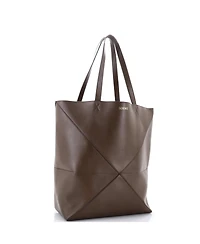 Pre-Owned Loewe Xl Puzzle Fold Tote Leather