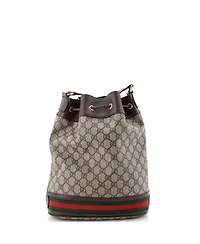 Pre-Owned Gucci Medium Ophidia Bucket Bag Gg Coated Canvas