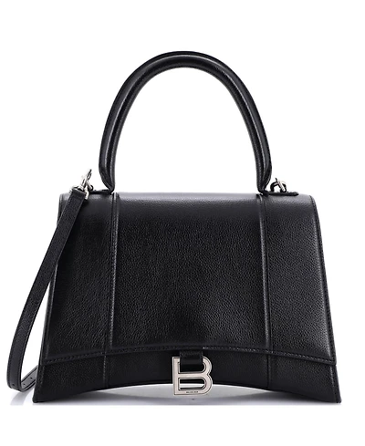 Pre-Owned Balenciaga Medium Hourglass Top Handle Bag Leather