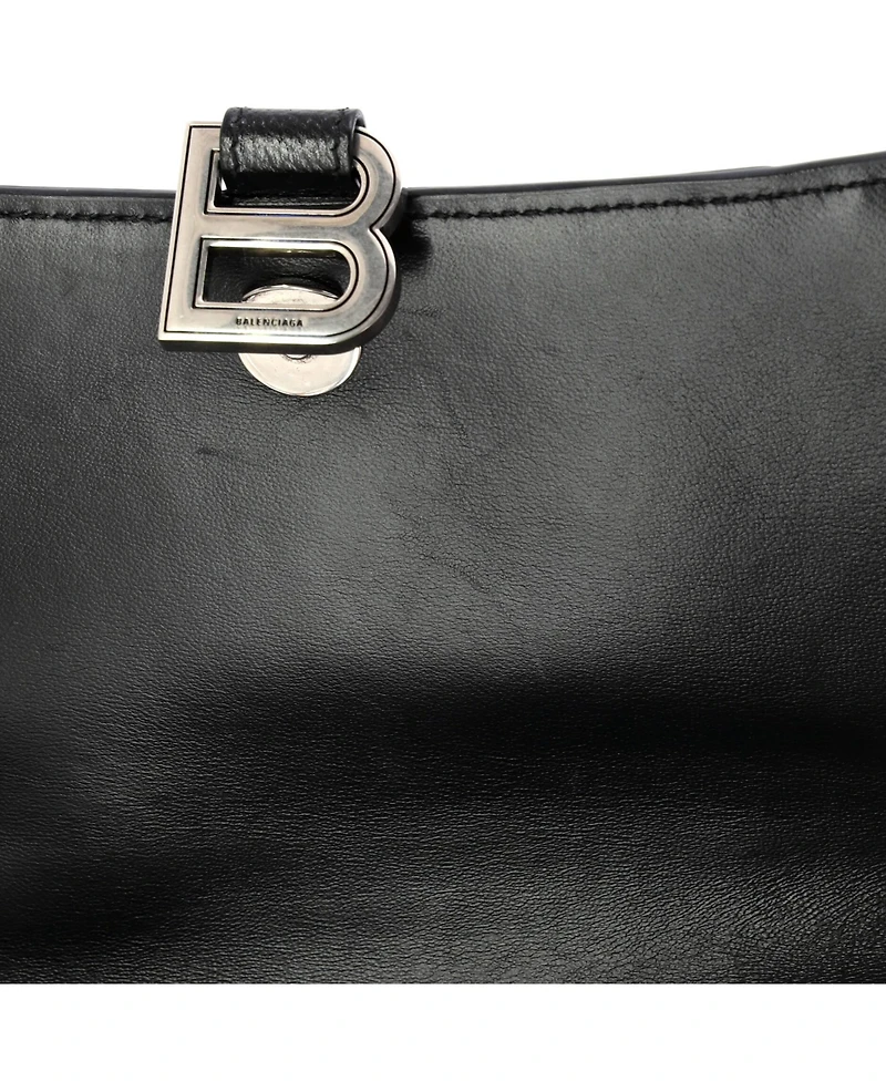 Pre-Owned Balenciaga Medium Hourglass Top Handle Bag Leather