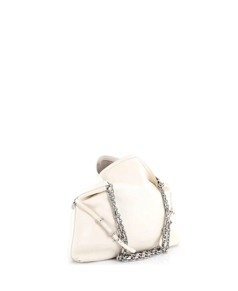 Pre-Owned Givenchy Medium Voyou Chain Shoulder Bag Leather