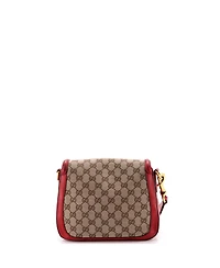 Pre-Owned Gucci Medium Lady Web Shoulder Bag Gg Canvas