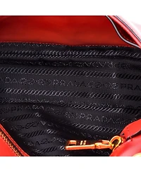 Pre-Owned Prada Small Pattina Flap Shoulder Bag Saffiano Leather