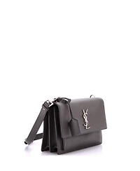 Pre-Owned Saint Laurent Medium Sunset Satchel Leather
