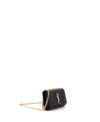 Pre-Owned Saint Laurent Small Classic Monogram Crossbody Bag Grainy Leather