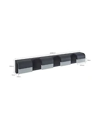 Busdays 4 Light Acrylic Matte Bathroom Vanity Mirror Light for Mirror Shower and Bathroom Decor