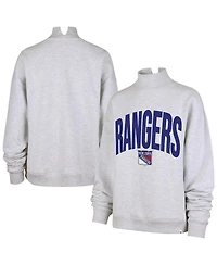 '47 Brand Women's Heather Gray New York Rangers Subtle Muse Sweatshirt