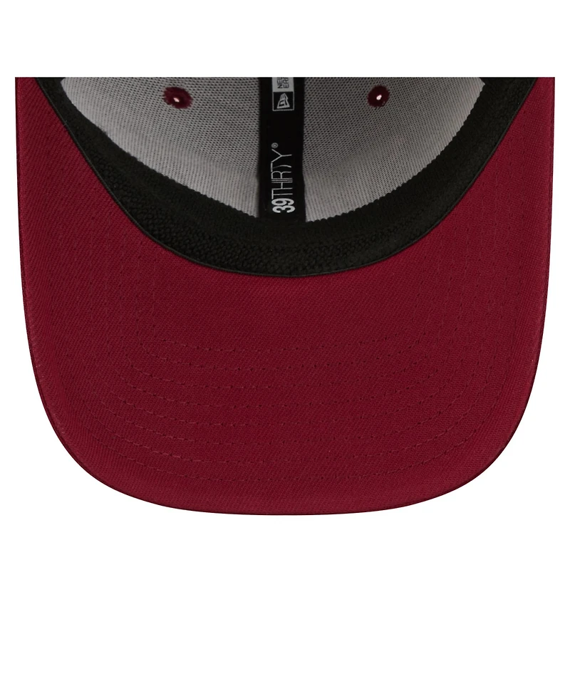New Era Men's Burgundy Washington Commanders 39THIRTY Flex Hat