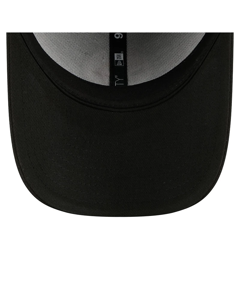 New Era Men's Black Pittsburgh Steelers Core Team 9FORTY Adjustable Hat
