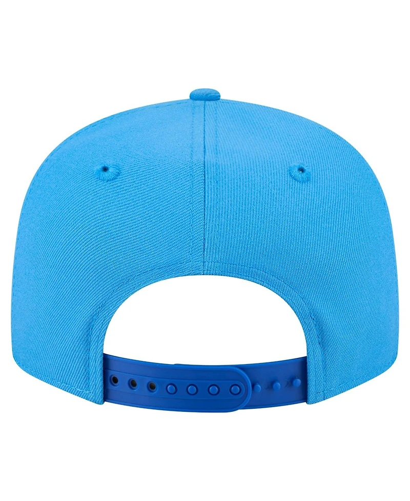 New Era Men's Powder Blue Los Angeles Chargers Core Team Script 9FIFTY Snapback Hat
