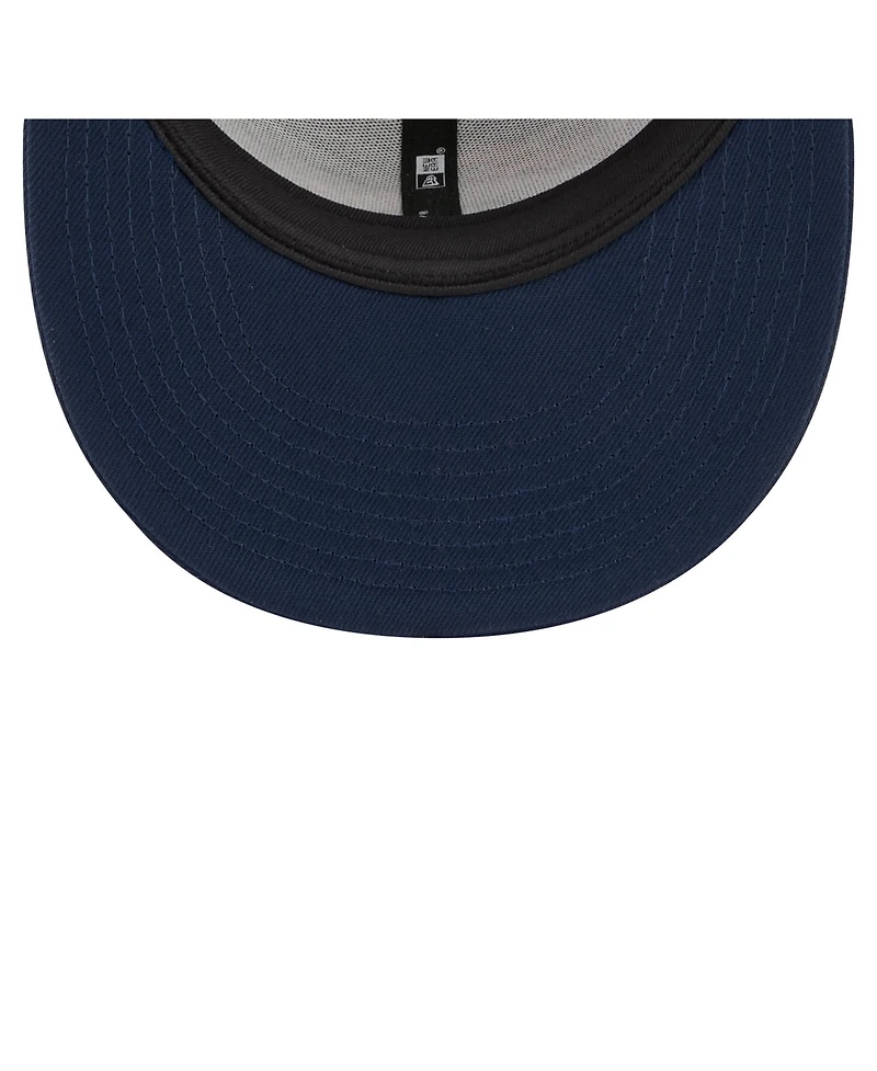New Era Men's Navy Denver Broncos Core Team 9FIFTY Trucker Snapback Hat