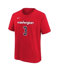 Nike Big Boys and Girls Trae Young Red Washington Wizards 2026 Name Number T-Shirt