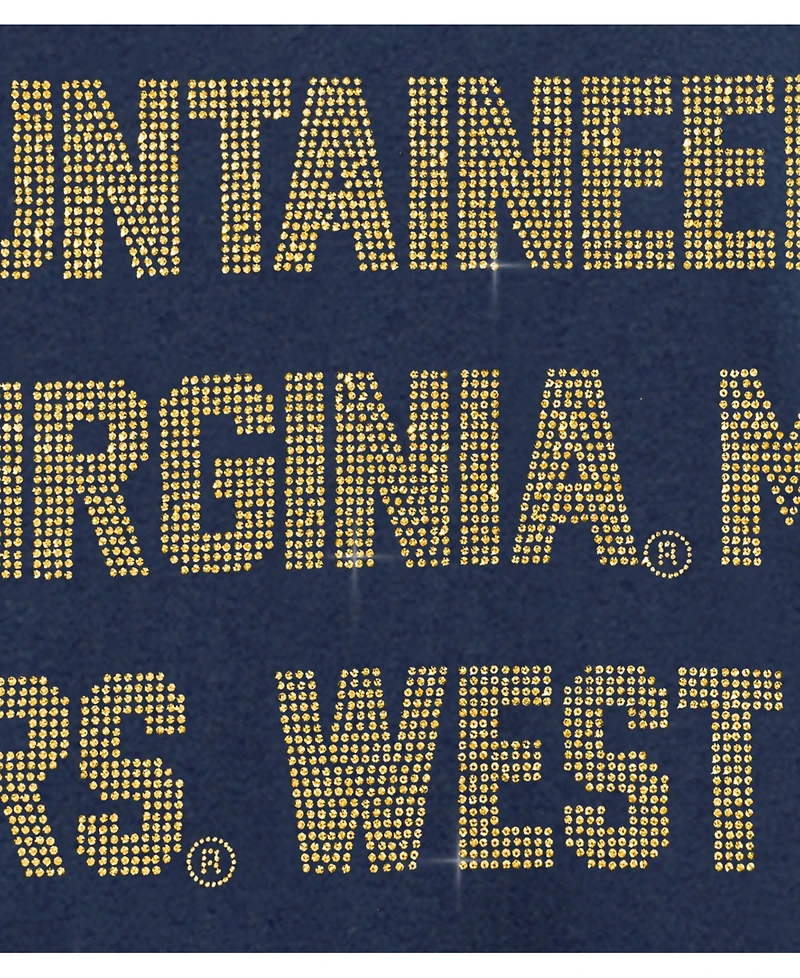 Gameday Couture Women's Navy West Virginia Mountaineers Oversized Hype Era Sweatshirt