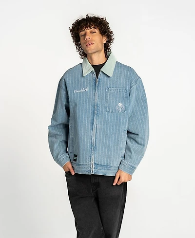 The Wild Collective Men's and Women's Denim New York Liberty Conductor Full-Zip Jacket
