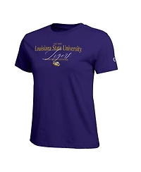 Champion Women's Purple Lsu Tigers Lifestyle T-Shirt