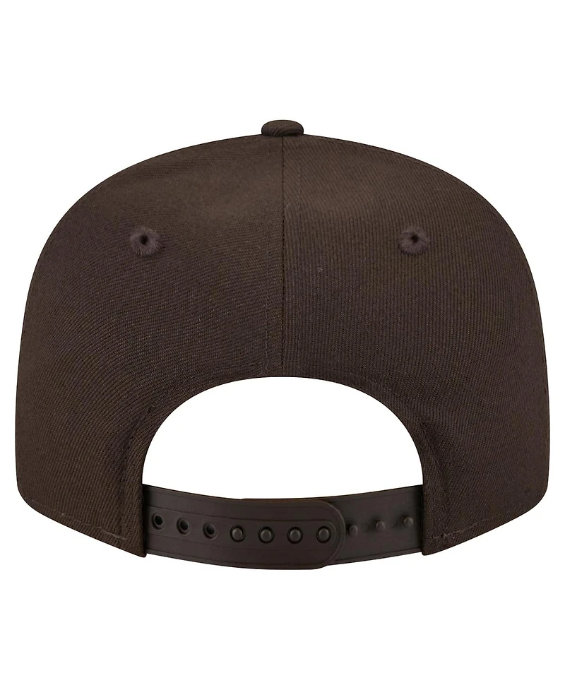 New Era Men's Brown Cleveland Browns Core Team Script 9FIFTY Snapback Hat