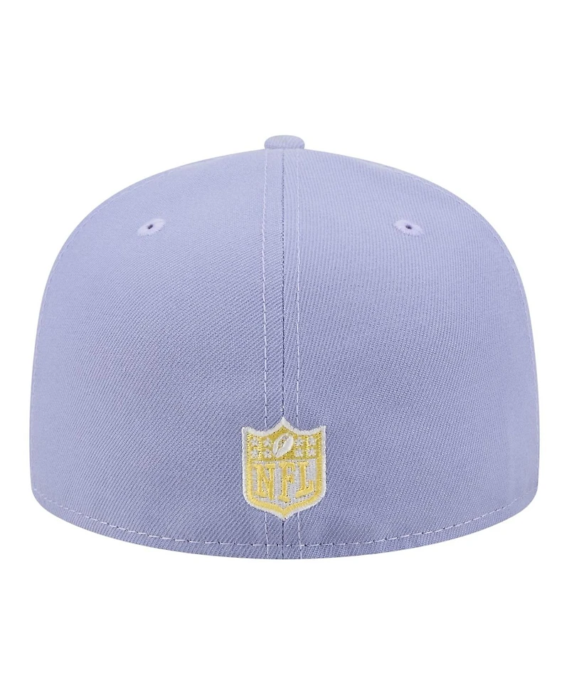New Era Men's Light Purple Chicago Bears Lavender Bloom 59FIFTY Fitted Hat