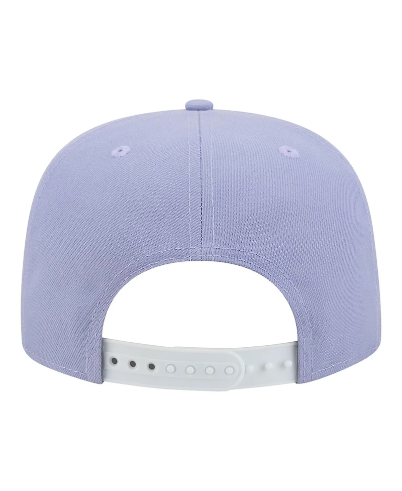 New Era Men's Lavender Chicago Bears Bloom A-Frame 9FIFTY Snapback Hat