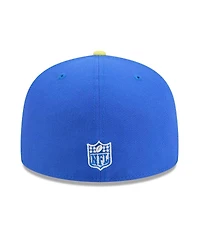 New Era Men's Royal/Gold Los Angeles Rams 59FIFTY Fitted Hat