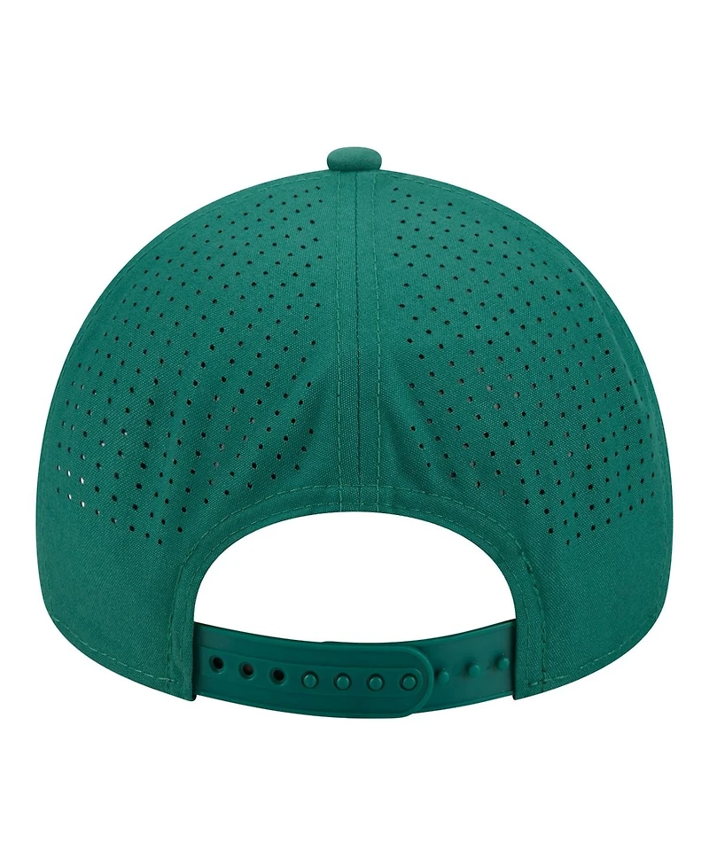 New Era Men's Green New York Yankees Pin Seeker 9FORTY A-Frame Adjustable Hat