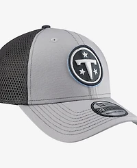 New Era Men's Gray Tennessee Titans Grayed Out Neo 39THIRTY Flex Hat