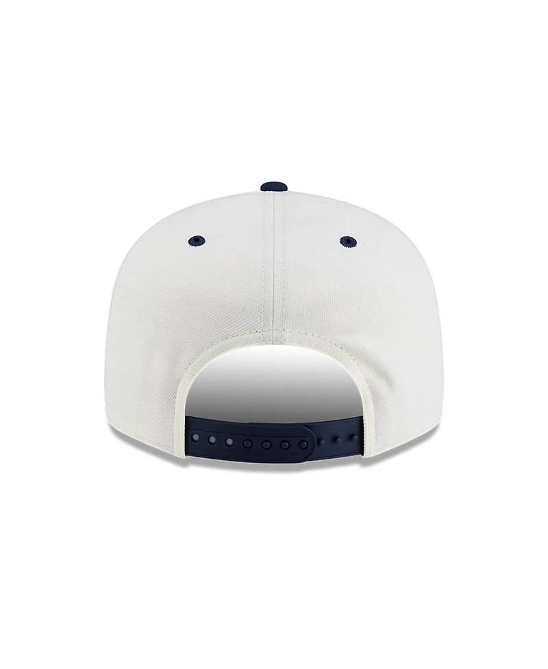New Era Men's Cream Dallas Cowboys Oversized Slogan 9FIFTY Snapback Hat