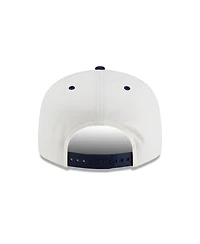 New Era Men's Cream Dallas Cowboys Oversized Slogan 9FIFTY Snapback Hat