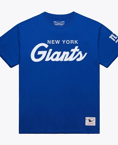 Mitchell & Ness Men's Royal New York Giants Head Coach Classic T-Shirt