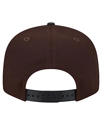 New Era Men's Dark Brown Cincinnati Bengals Burnt Wood Camo 9FIFTY Snapback Hat