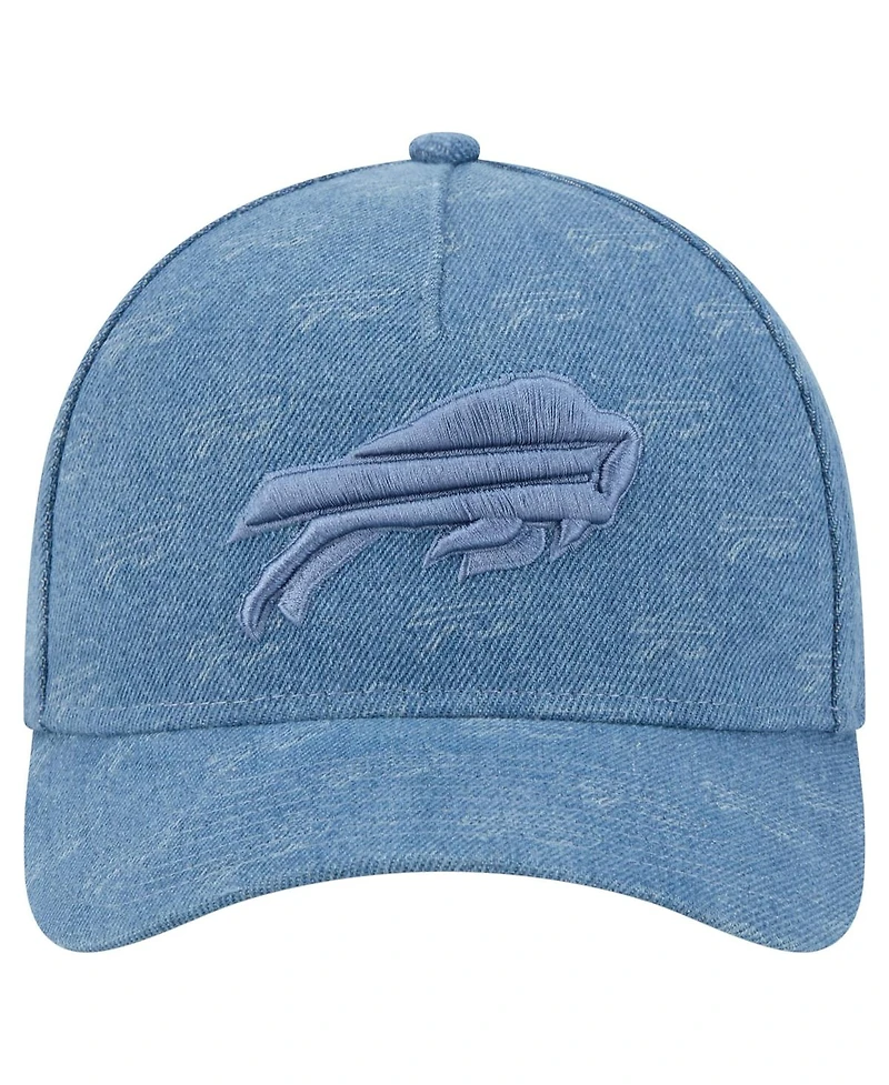 New Era Women's Denim Buffalo Bills A-Frame 9FORTY Adjustable Hat