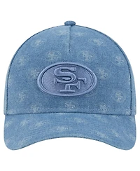 New Era Women's Denim San Francisco 49ers A-Frame 9FORTY Adjustable Hat