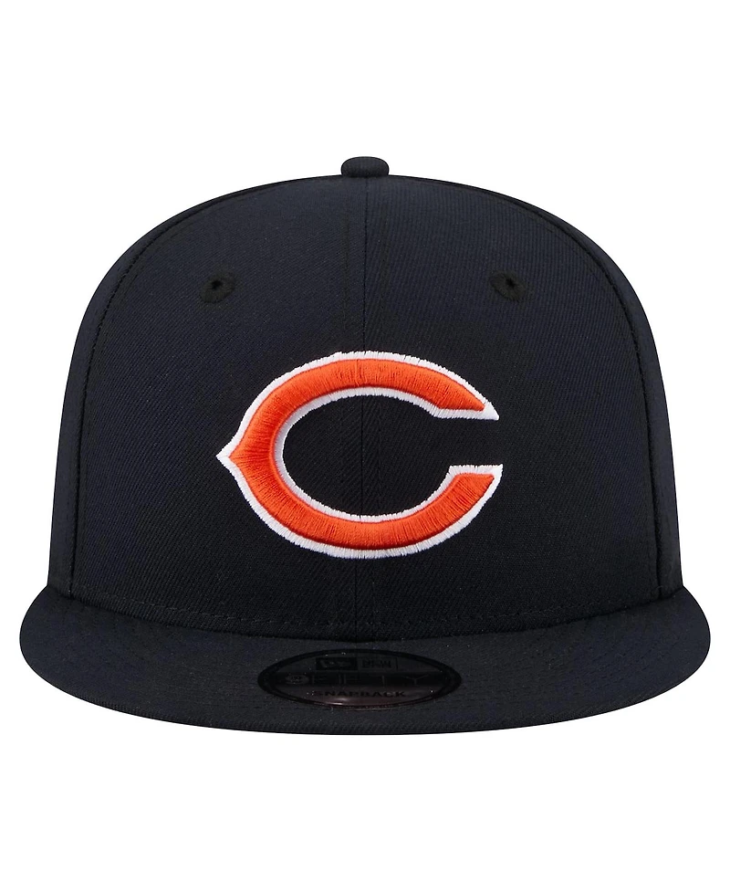 New Era Men's Navy Chicago Bears 9FIFTY Snapback Hat