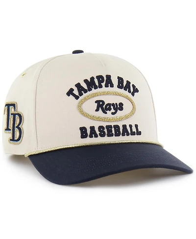 '47 Brand Men's x Natural/Navy Tampa Bay Rays Glitter Rope Hitch Adjustable Hat