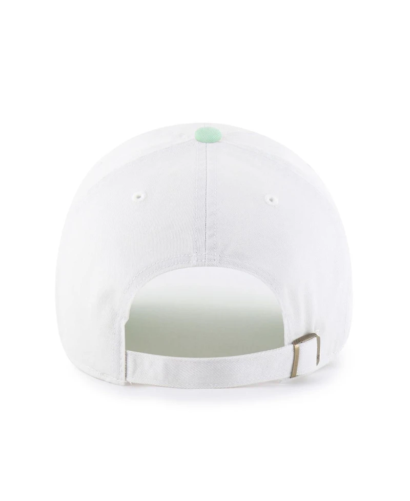 '47 Brand Women's White/Green Seattle Mariners Gelato Two-Tone Clean Up Adjustable Hat