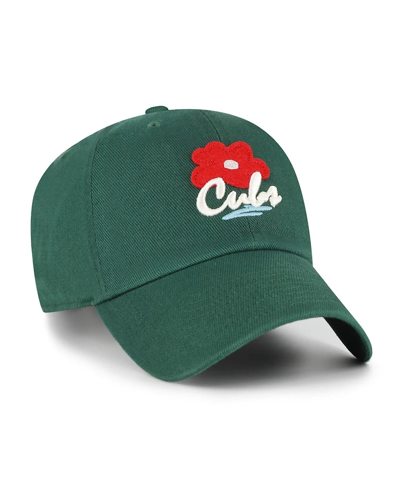 '47 Brand Men's and Women's Green Chicago Cubs Flora Gallery Clean Up Adjustable Hat