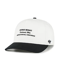 '47 Brand Men's White Cincinnati Bengals Contemporary Two-Tone Hitch Adjustable Hat