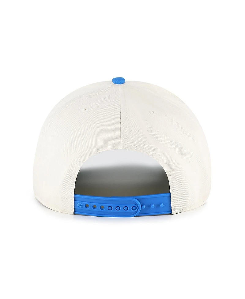 '47 Brand Men's Natural Los Angeles Chargers Frame Out Two Tone Hitch Adjustable Hat